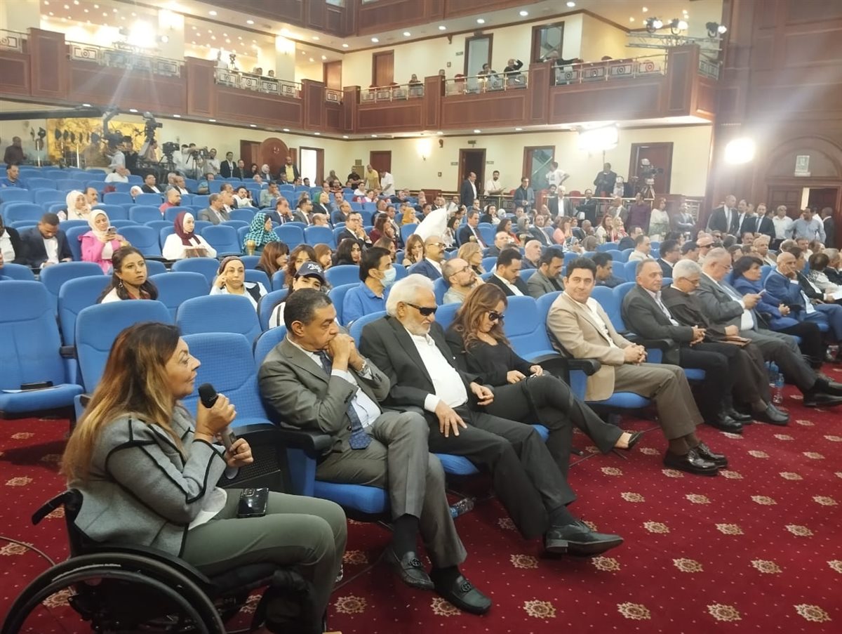 جانب من مؤتمر تطوير الدراما المصرية بماسبيرو