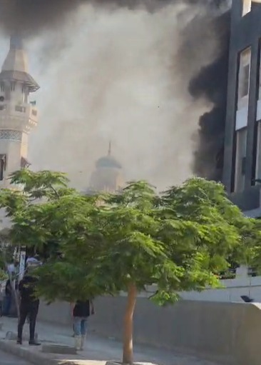 كواليس اشتعال نيران حريق دبى مول بالشيخ زايد
