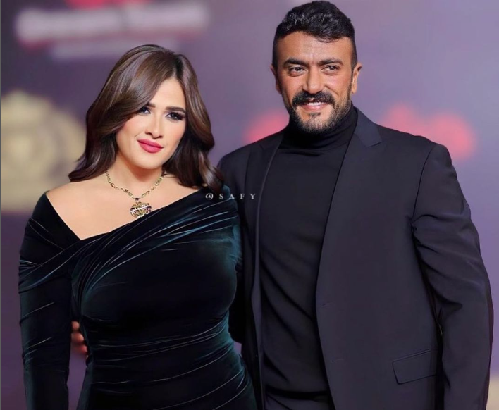 <strong>&nbsp;ياسمين عبد العزيز وأحمد العوضي&nbsp;</strong>