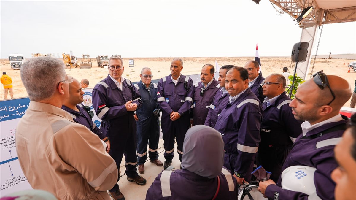 وزير البترول يشهد الأعمال المبكرة لبدء تنفيذ مشروع الصودا آش&nbsp;