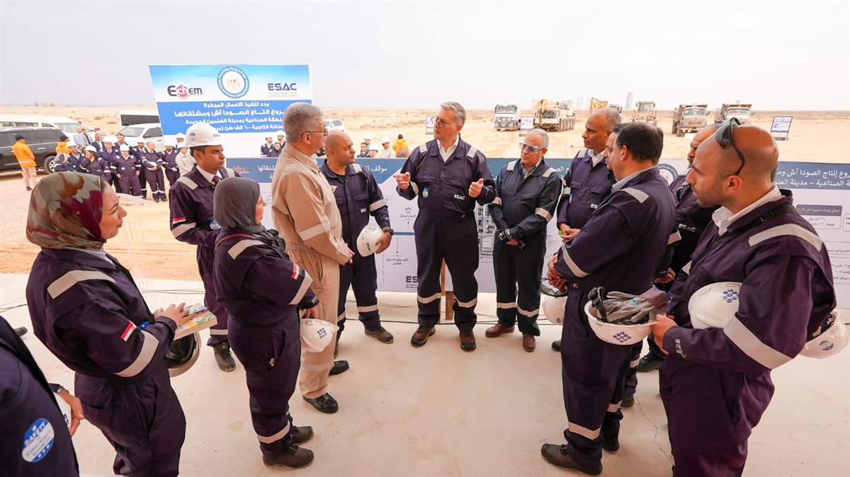 وزير البترول يشهد الأعمال المبكرة لبدء تنفيذ مشروع الصودا آش&nbsp;