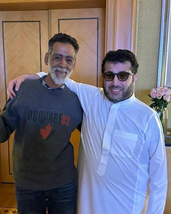تركي آل الشيخ وعامل سمكرة السيارات