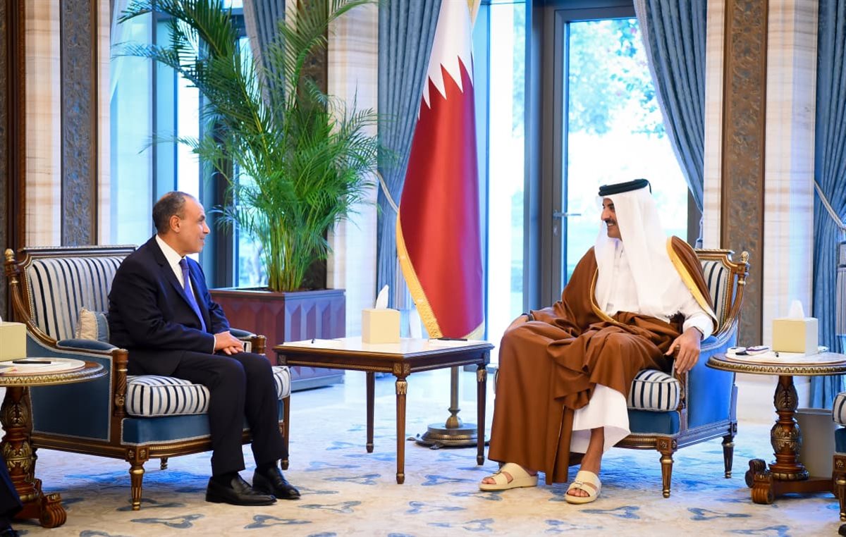 وزير الخارجية ينقل رسالة دعم وتضامن مصر التام إلى أمير قطر&nbsp;
