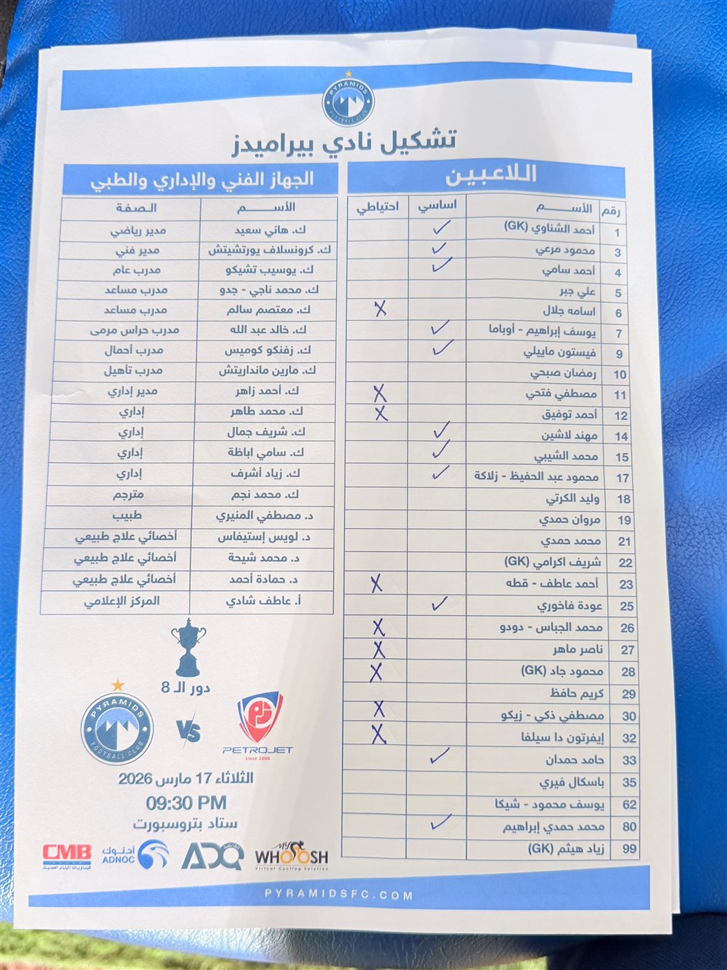 تشكيل بيراميدز