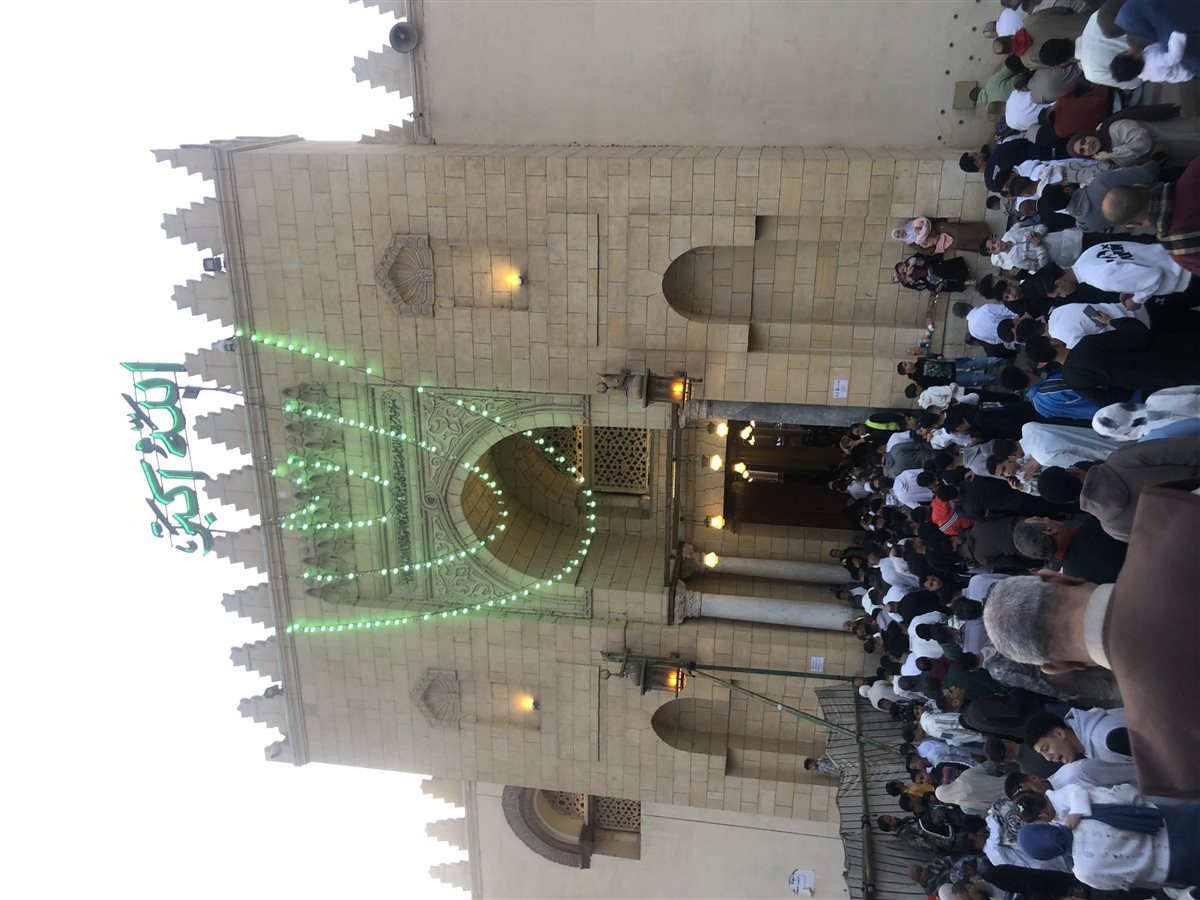صلاة عيد الفطر بمسجد عمرو بن العاص&nbsp;