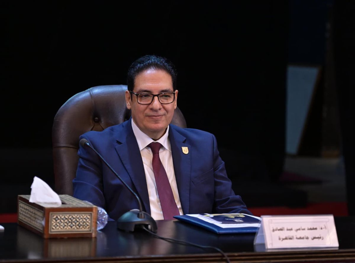 محمد سامي عبد الصادق رئيس جامعة القاهرة&nbsp;