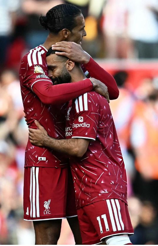 محمد صلاح وفان دايك&nbsp;