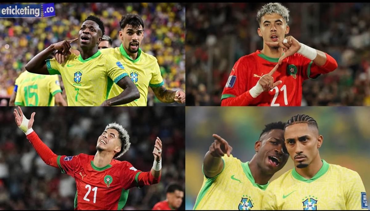 منتخبا المغرب والبرازيل