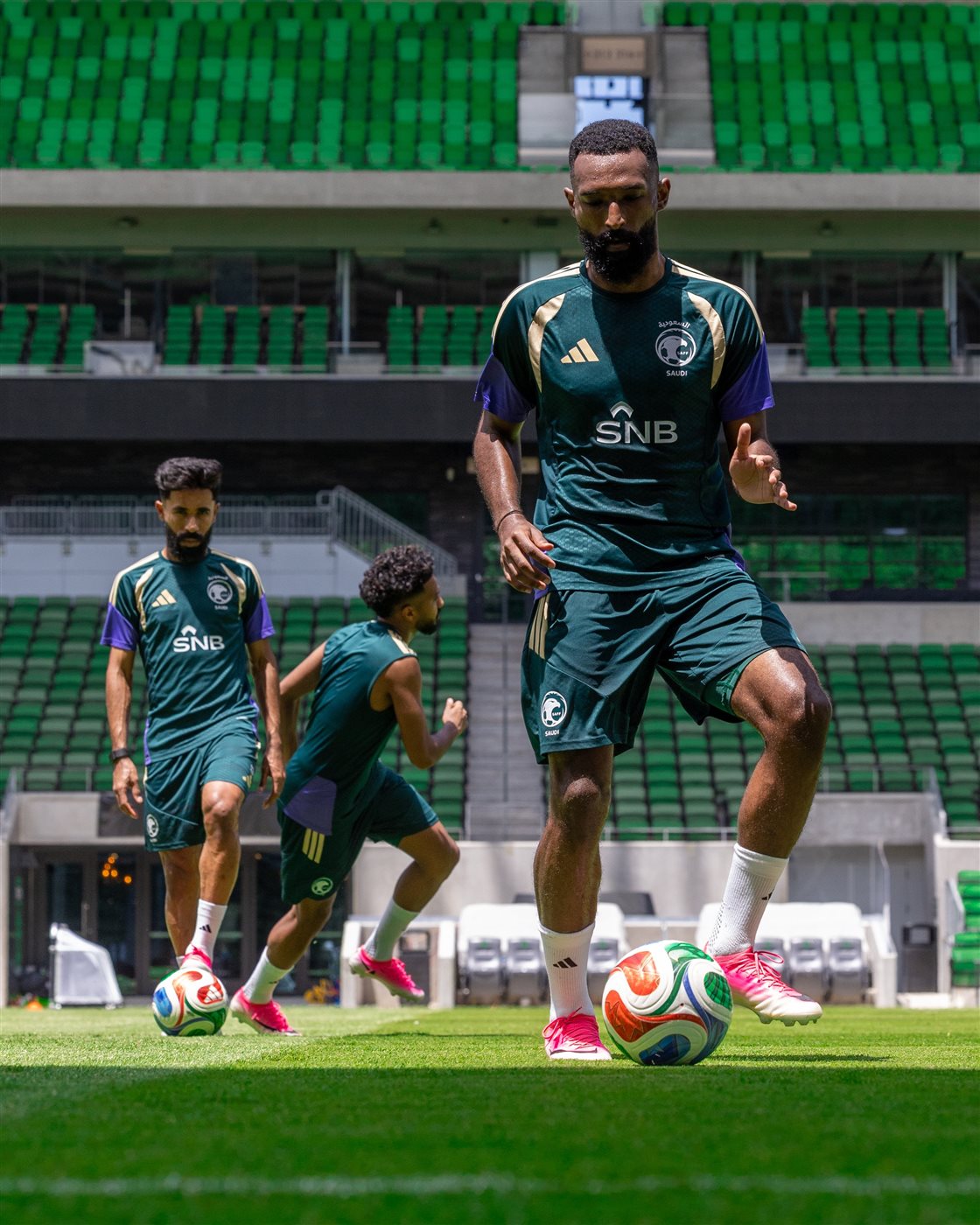 تدريبات منتخب السعودية في كأس العالم&nbsp;