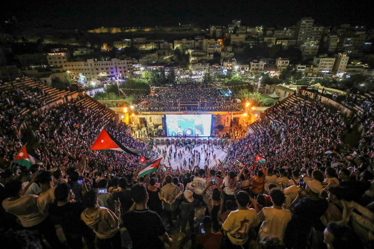 جماهير الأردن في عمان
