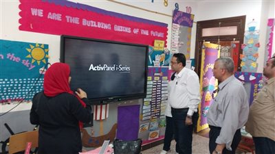 وكيل تعليم الغربية يتابع جاهزية المدرسة الرسمية الدولية لاستقبال العام الدراسي 