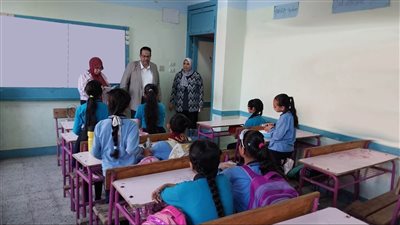وكيل تعليم الغربية يتابع عددًا من مدارس إدارة قطور