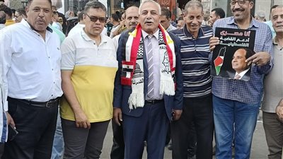 مظاهرات قطاع الزراعة بالغربية تضامنًا مع الشعب الفلسطيني 