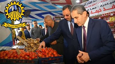 محافظ الغربية يفتتح معرض معا ضد الغلاء بسمنود لبيع السلع الغذائية 