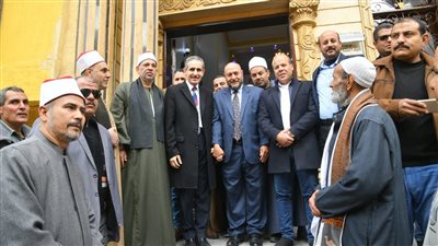 محافظ الغربية يفتتح مسجد بسيون