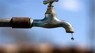 قطع المياه عن بعض المناطق بالقاهرة صباح السبت 