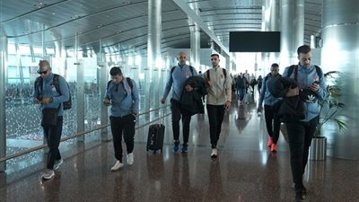 بعثة الأهلي تصل فندق الإقامة في بريتوريا