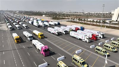 طوفان مساعدات مصرية إلى غزة