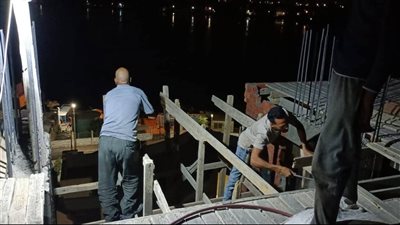 ضبط وإزالة فورية لحالة بناء مخالف فى منتصف الليل بنجع حمادى
