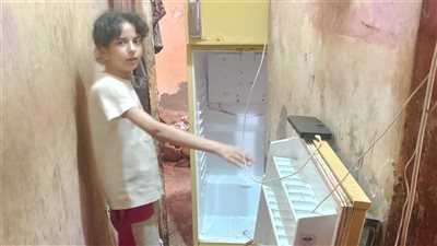 أم علياء وبناتها في الشارع بعد دمار شقتها بسبب انفجار أسطوانة بوتاجاز