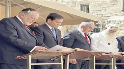 »نتنياهو« و»روبيو« يستفزان العرب بصلوات يهودية قرب »األقصى«