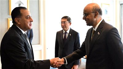 رئيس جمهورية سنغافورة يستقبل رئيس مجلس الوزراء