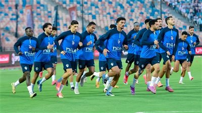 تدريبات بدنية للاعبي الزمالك استعداداً لديكيداها
