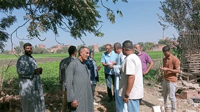 رئيس منوف يتفقد قرية صبايا العنب لتنفيذ مشروعات خدمية وتنموية