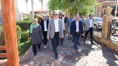 محافظ المنوفية يتفقد ممشى سرس الليان الحضاري الجديد 