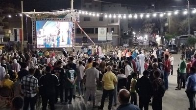 فرحة عارمة وألعاب نارية فى ميادين المنوفية احتفالا بافتتاح المتحف المصري الكبير