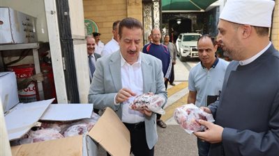 المنوفية تتسلم 2 طن لحوم ضمن مشروع 