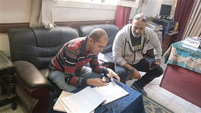 وكيل تعليم نجع حمادي يتفقد مدرسة الشهيد خيرت القاضي الثانوية للبنين