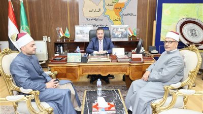محافظ المنوفية يستقبل وكيل وزارة الأوقاف الجديد ويؤكد على الدور التنموي للخطاب الديني  