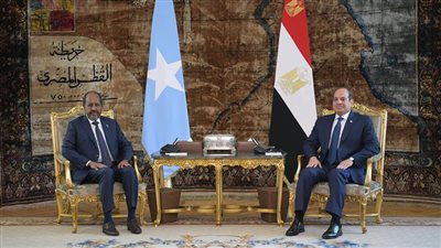 قمة مصرية صومالية بالقاهرة.. السيسي يستقبل رئيس الصومال