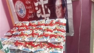 توزيع كعك العيد عبر نقاط الإطعام بالدقهلية على الأسر الأولى بالرعاية