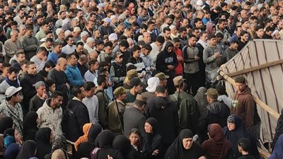 تشييع جنازة 9 أشخاص من قرية طنوب ضحايا حادث المنوفية | صور