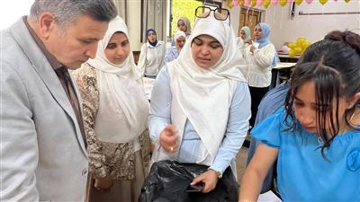  تربية الطفولة بالمنصورة تفتتح معرض 