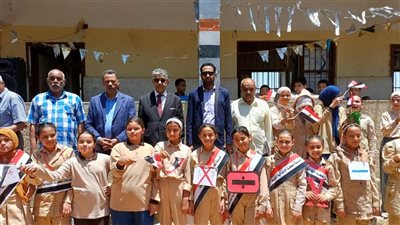 مدير ووكيل تعليم أبوتشت يشهدان احتفال مدرسة المحطة بالمتميزين في الرياضيات