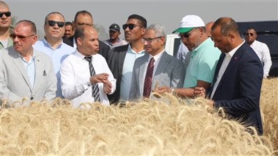  محافظ بني سويف يتفقد محطة البحوث الزراعية بسدس في ببا