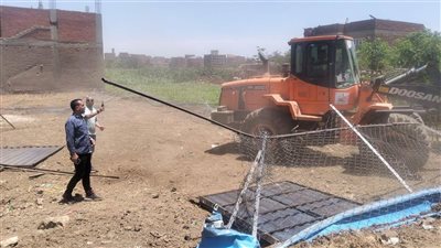 حملات مكثفة خلال عيد الأضحى لإزالة مخالفات البناء والتعديات بالقليوبية