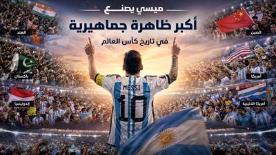 3.5 مليار قلب مع التانجو.. ميسي يصنع أكبر ظاهرة جماهيرية في تاريخ كأس العالم