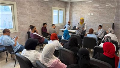 فريق إشرافي ينفذ مرورًا ميدانيًا وتدريبات على رأس العمل بوحدة الصبريات بدشنا