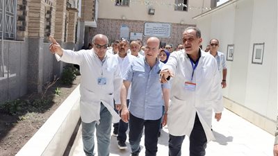وكيل صحة الدقهلية يتفقد مستشفى المنزلة العام