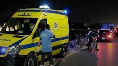 انقلاب سيارة محملة بالعمالة أمام قرية النجاح بالبحيرة تسفر عن 11 مصابًا