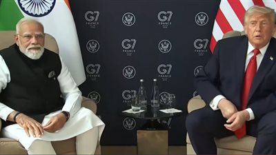 ترامب يصف رئيس وزراء الهند في اجتماع 