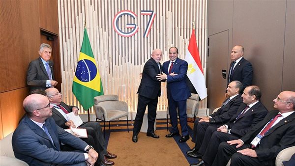 السيسي يلتقي رئيس البرازيل 