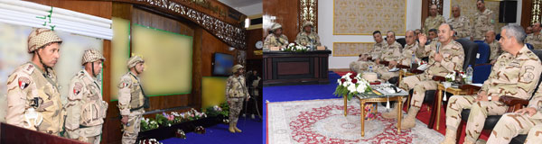 رئيس الأركان يشهد المرحلة الرئيسية لمشروع مراكز القيادة 