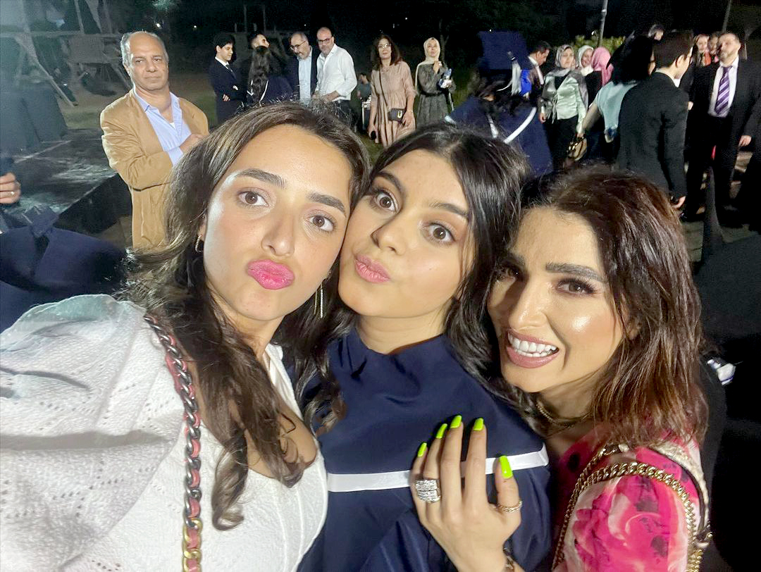 تخرج مريم ابنة روجينا وأشرف زكي 