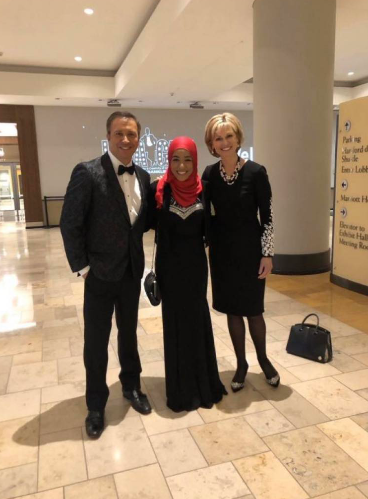 آية جلال أول إعلامية محجبة على قناة أمريكية إخبارية