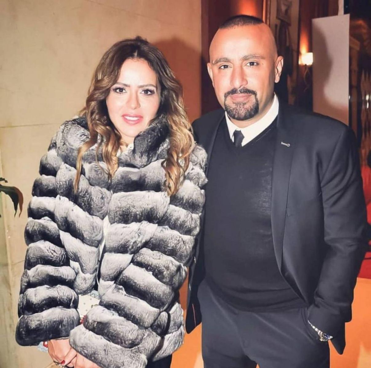 أحمد السقا وزوجته مها الصغير